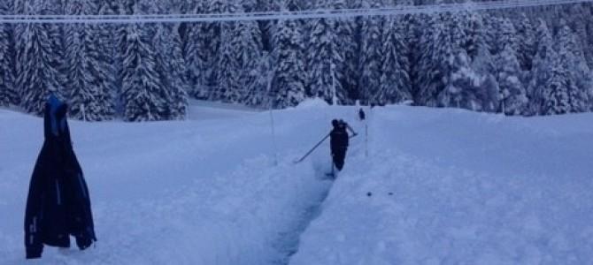 le Col sous 1 mètre de neige!